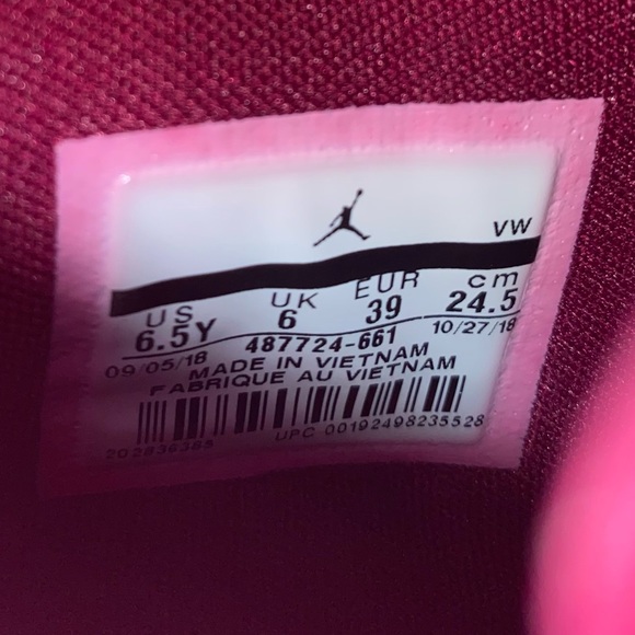 Air Jordan 4 Retro (GS) True Berry - Picture 9 of 10